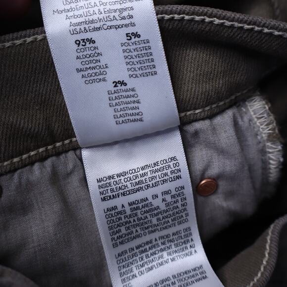 MOTHER Rascal Ankle Step Fray Jeans Capers High Waisted 5 Button Women's 27 - Picture 12 of 12